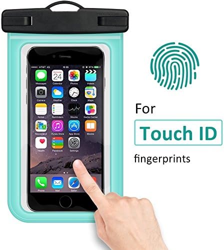 Universal 100% Waterproof Case with Super Sealability Technology CellPhone Dry Bag Pouch with Sensitive TPU Touch Screen for iPhone,Samsung,HTC,LG,Sony,Nokia,Motorola up to 6.0" diagonal (Green)
