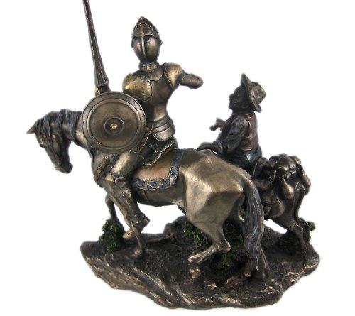 StealStreet Figurka Don Kichota i Sancho Panza na koniach 33,75 cm