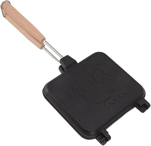 Miniatura 3 de Sartén para sándwich, doble cara a prueba de palillos con mango desmontable para bistec, pan, huevo