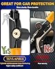 Tevlaphee Steering Wheel Lock, Car Security Lock, Heavy Duty Anti-Theft Device, High Visibility, Universal Fit for Cars, SUVs & Vans, Adjustable, Solid Steel Core, 3 Keys(Yellow) #2