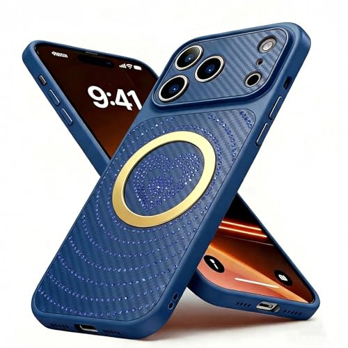 Coque iPhone 17 Pro Max cœur bleu idéale pour le quotidien - 2