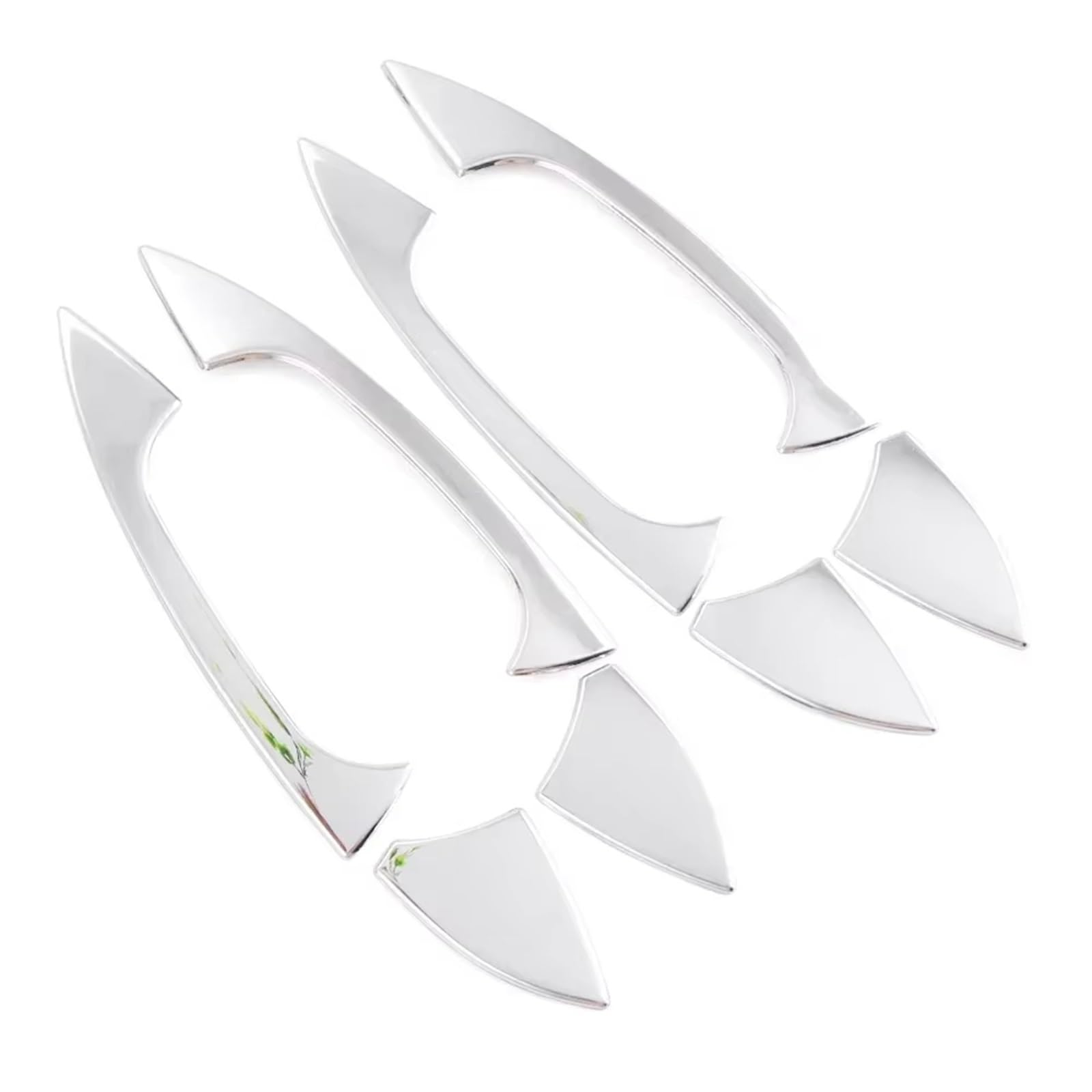Garniture de poignée en acier inoxydable style luxe pour Mercedes