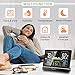 Wittime Latest 2076 Weather Station, Wireless Indoor Outdoor Thermometer, High Precision Temperature and Humidity, Weather Forecast and Barometer, Calendar with Moon Phase, 7.5-inch HD Large Screen