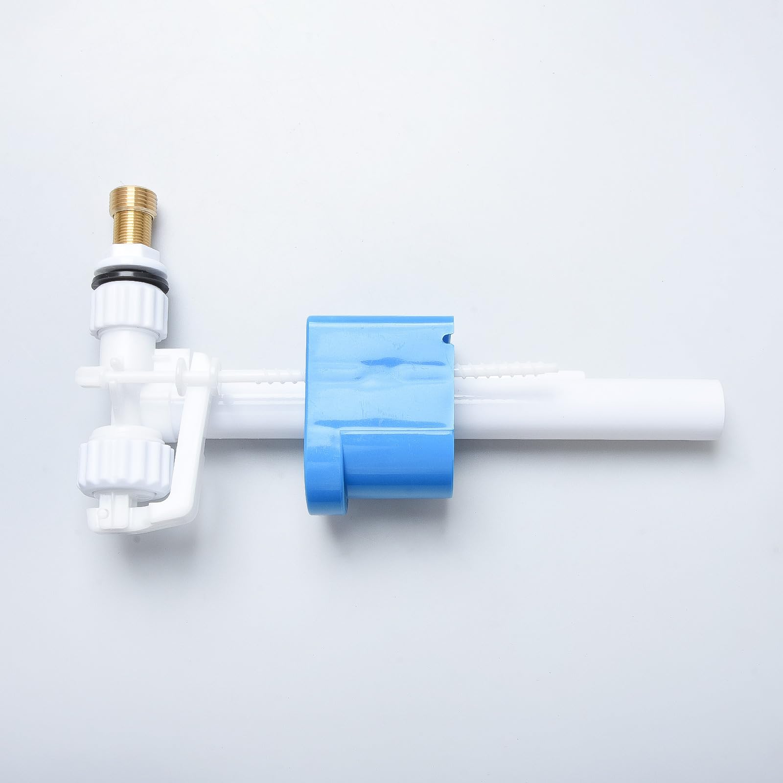 Universal Toilet Water Inlet Valve with Float, Adjustable Fill Mechanism for G3/8 G1/2 Toilet Supply Lines