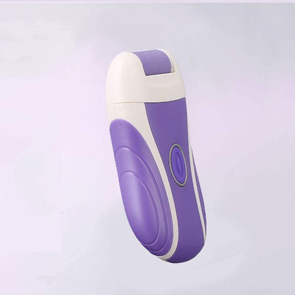 Piedi Callus Remover Electric Foot File Dead Skin Pedicure Tool Electronic Wet & Dry Vuoto Scrubber, USB Ricaricabile, Blu (Color : Beige)