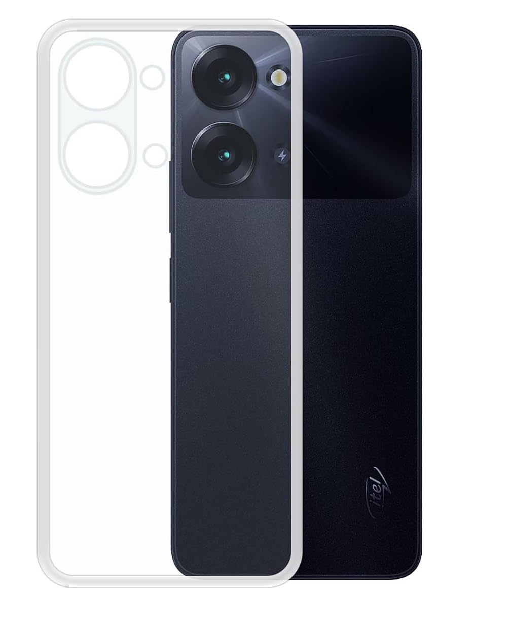 Pinaaki Enterprises ITEL P40 Plus Back Cover | Slim Soft Back Case for ITEL P40 Plus (Transparent) (B0CF5NLRXB) Amazon Price History, Amazon Price Tracker