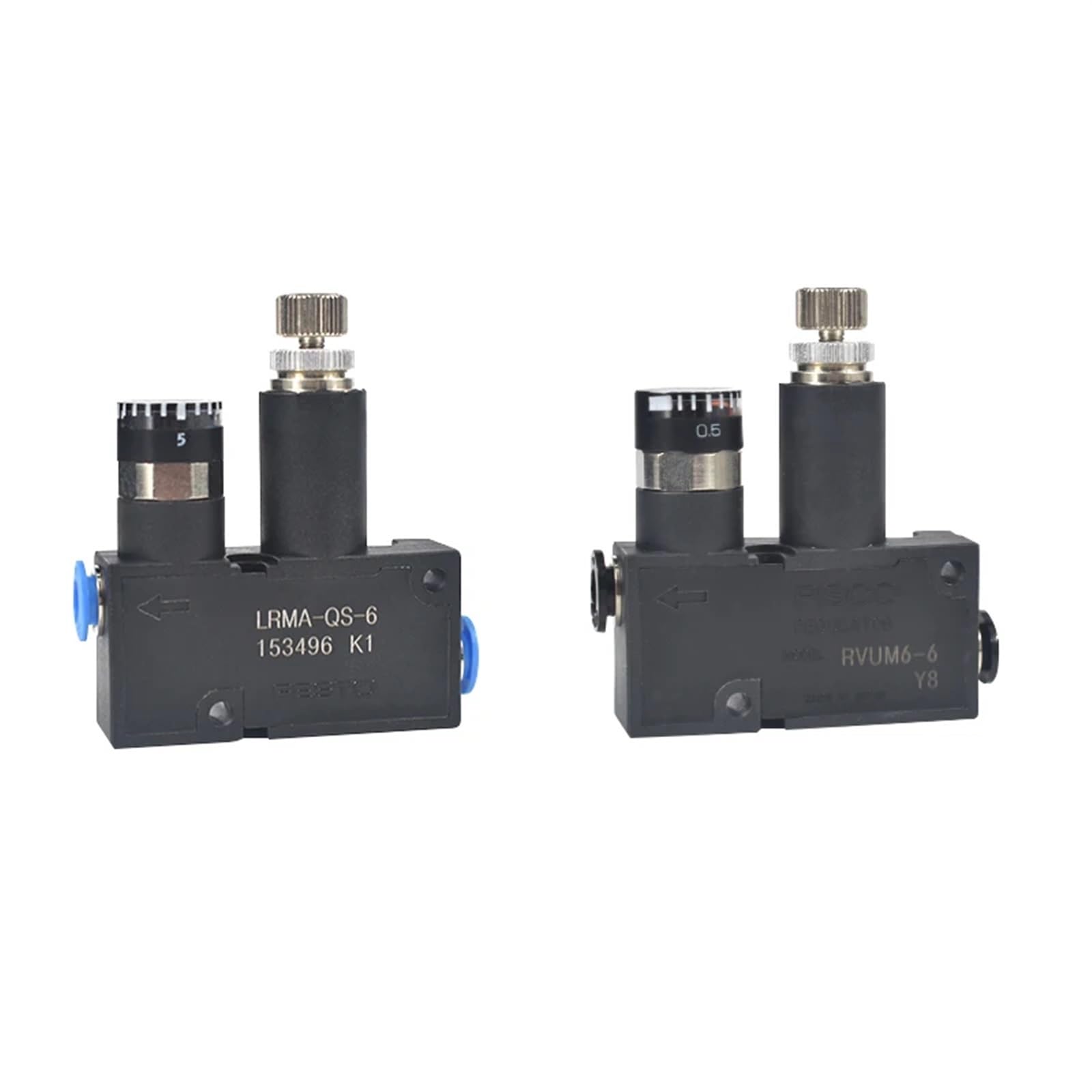 Régulateur de pression d'air LRMA-QS-4 4mm pour système pneumatique