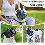 Maulkorb Hunde mit Kurzer Schnauze für Französische Bulldogge und Pitbulls, Abgeflachter Schnauze Hunde Maulkorb für Shih Tzu und Mops, Anti Beißen Kauen Bellen,ermöglichen Atmen und Trinken,Schwarz S