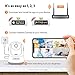 faleemi Wireless Security Camera, WiFi Pet Camera, Indoor Pan/Tilt Smart Security Camera with Cell Phone App, Night Vision, Motion Detection for Home/Office/Dog/Baby