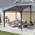 Shintenchi 10’x 8’ Gazebo for Patio on Clearance,Hard Top Lean to Gazebo Pergola with UV Protection Roof,Large Wall-Mounted Heavy Duty Awnings for Patio, Decks, Backyard and More