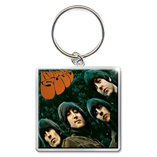 Beatles (The) - Rubber Soul Album (Portachiavi Metallo) Rock Merchandising