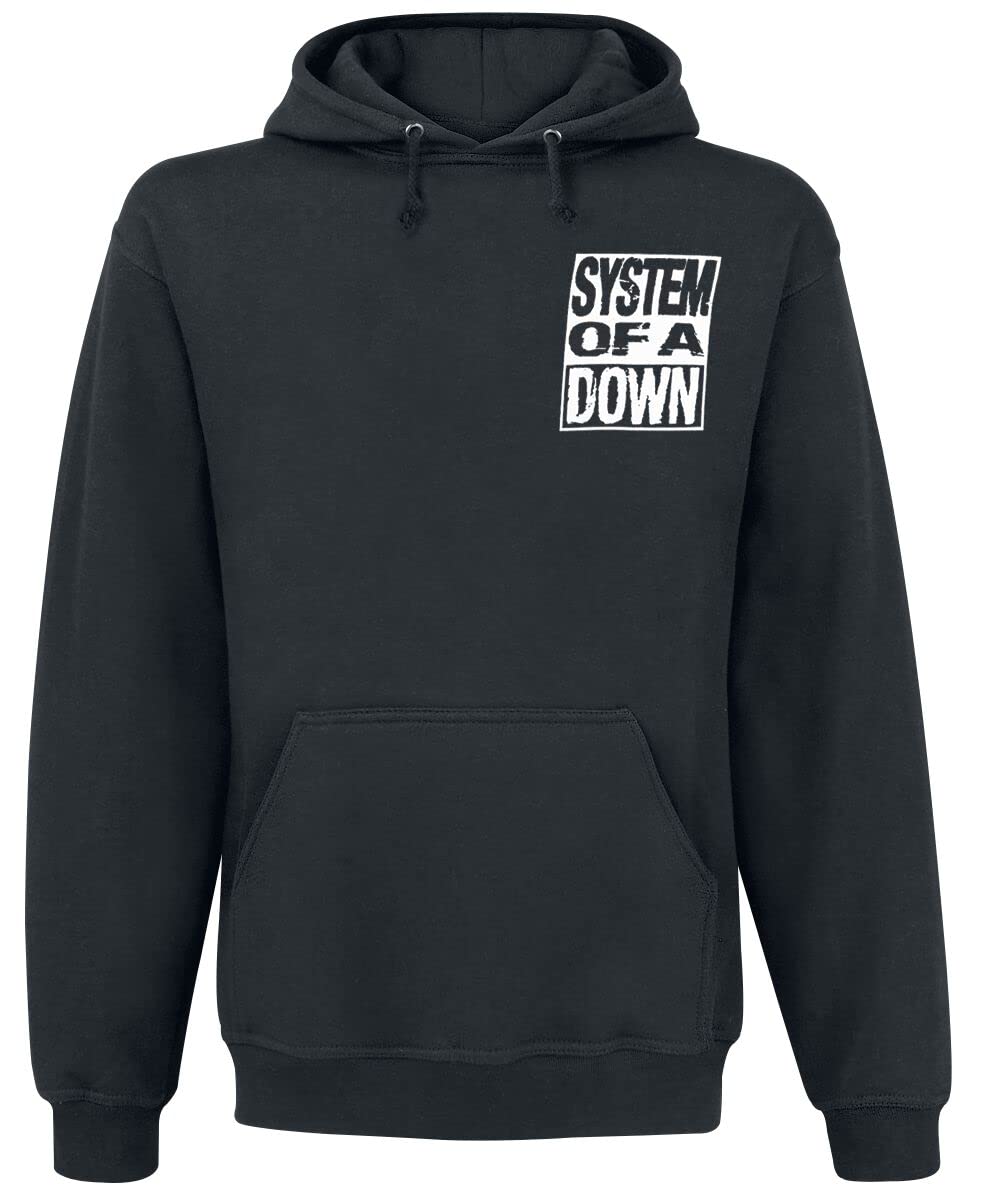 System Of A Down System Waves Männer Kapuzenpullover schwarz