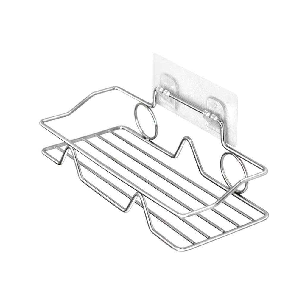 bathroom shelf, Bathroom Adhesive Shower Shelf Wall Mounted Storage Organizer For Kitchen Toilet No Drilling