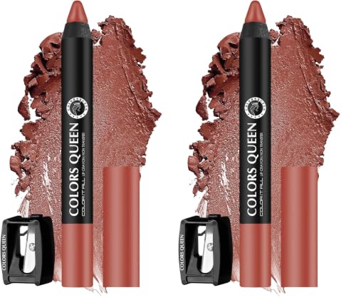 Image of Colors Queen Color It All Long Lasting Crayon Lipstick | Up to 18 Hours Stay | Creamy Matte Finish | Waterproof & Light Weight| Smudge Proof & Non-Transferable | Lipstick for Women (Love,3.5g)