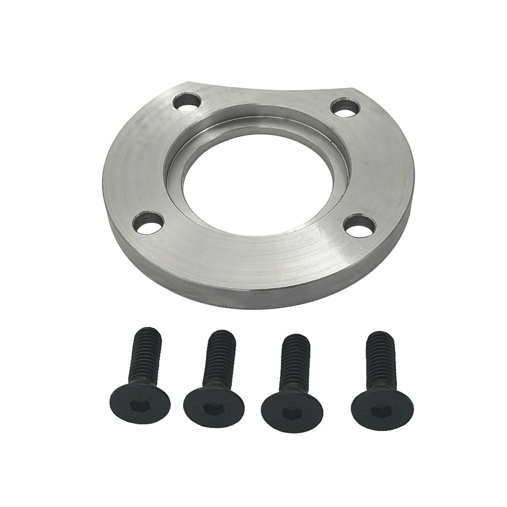T5144 Bearing Retainer, Heavy Rear Bearing Support Plate Shim Kit Fits for Ford GM T5 World Class Transmissions 1985+, Replace 135202715HD, 1352-027-015, E5ZZ7195A, E5ZZ-7195-A