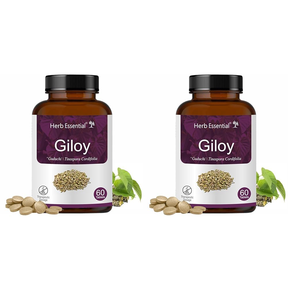 Herb Essential Giloy 500mg Tablet 60s | Immunity Enhancer (Pack of 2) (B0CWRBBKRS) Amazon Price History, Amazon Price Tracker