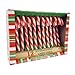 MC-Trend Zuckerstangen 12 Stück – Essbare Weihnachtsdeko mit Pfefferminz-Geschmack, ideal als Baumschmuck und festliche Süßigkeit zu Weihnachten (12er Set)