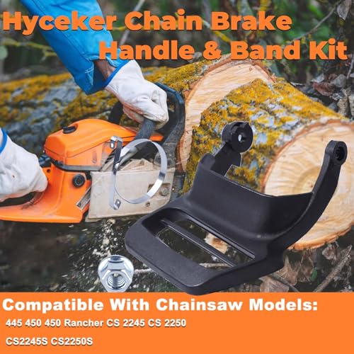 Hyceker HYC-013ZF Chain Brake Handle Band Kit For Husqvarna 445 445E 450E 450 Rancher Chainsaw thumb #1
