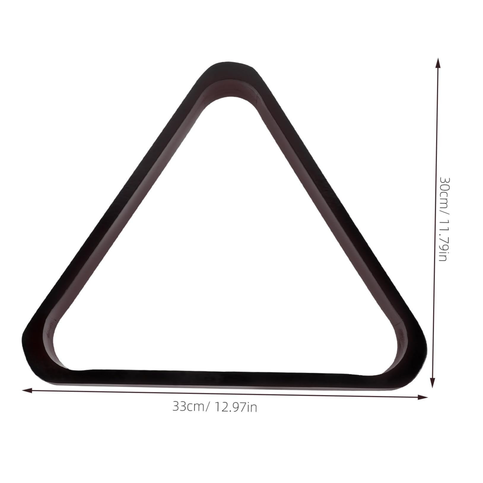 KOMBIUDA Wooden Billiards Storage Rack Snooker Balls Frame Pool Table Accessory Triangle Rack for Billiard Balls