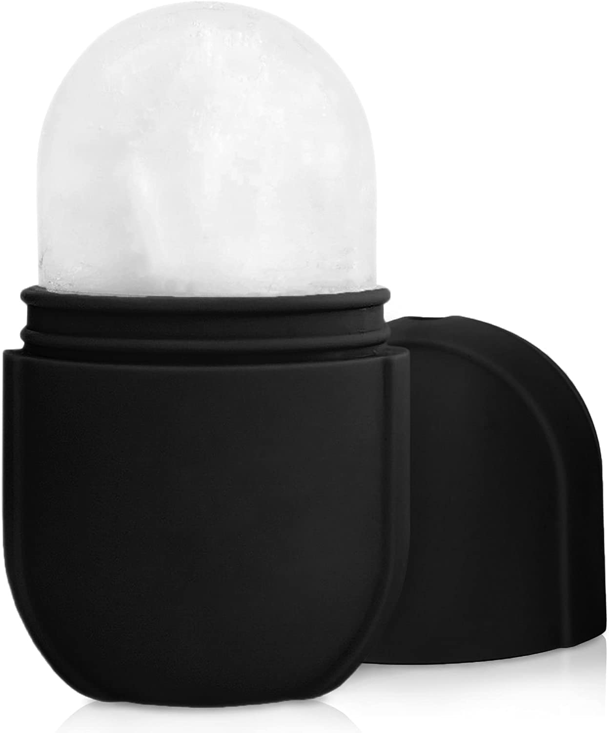 VinBee Ice Facial Roller Beauty Cube Globe Mould Pack, Gua Sha Massage Ice Face Roller Stick for Face and Eye Women Puffiness Reusable Facial Treatment, Skin Tightening, Big Black