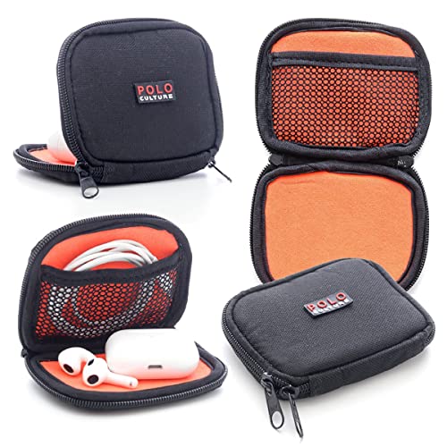 Porta Fone Ouvido Case Bag C/Redinha Estojo Porta Fone Ouvido Organiza Cabos Compatível com Várias Marcas