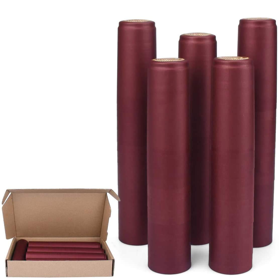 PVC Heat Shrink Capsules 110 Count Red Wine Shrink Wrap Wine Bottle