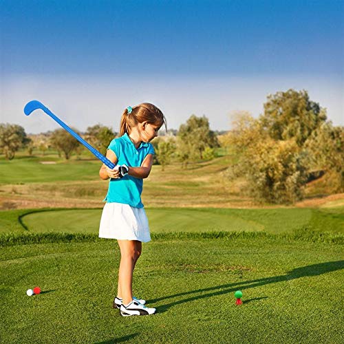 Tongina Conjunto de Clube de Golfe Infantil de Plástico 3 Tacos de Golfe 2 Buraco de Prática com Ban
