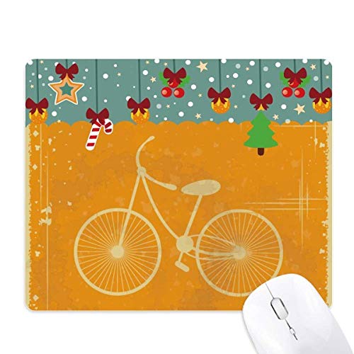 Tapis de souris vélo de sport jaune tapis de bureau design cycliste