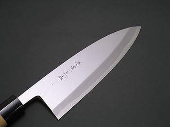 正本 築地 本霞 白鋼 身卸 出刃 210mm 7寸 包丁 和包丁 研ぎ