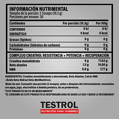 Creatinas, creatina en polvo similares Marca TESTROL (2)