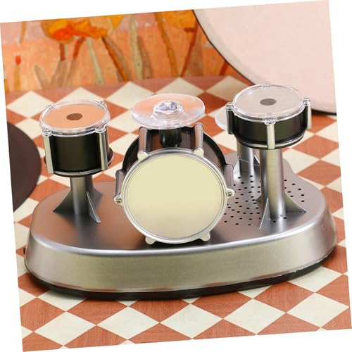Mini batería de dedo Abaodam con luz LED y percusión táctil para niños 5