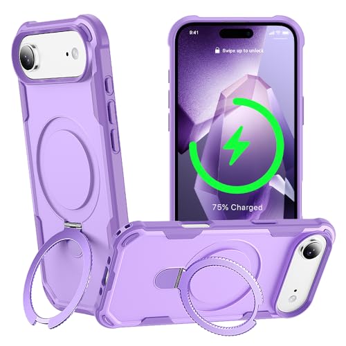 CHAOFEnG Designed for iPhone 17 Air Case with Magnetic Stand [Military Drop...