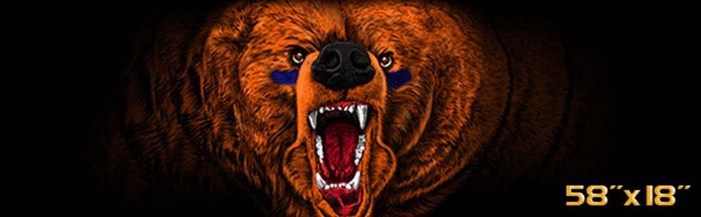 Creative tints Da Bear Chicago Pride Car Truck Rear Window Graphic Decal (58-by-18-inch)