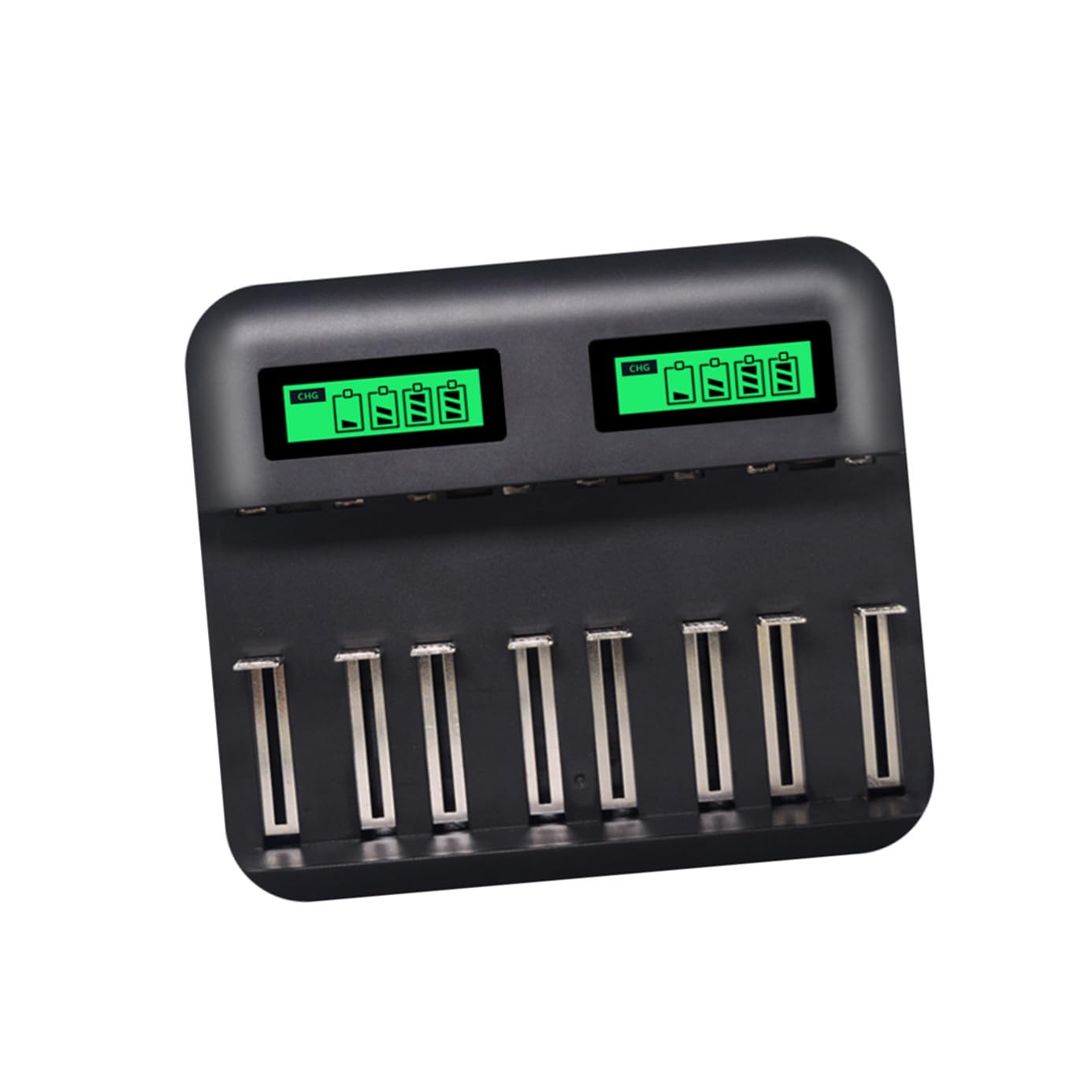 Chargeur Batterie Intelligent Emplacements USB pour Piles AA AAA Écran LCD Multifonction Protections Multiples Charge Indépendante Rapide