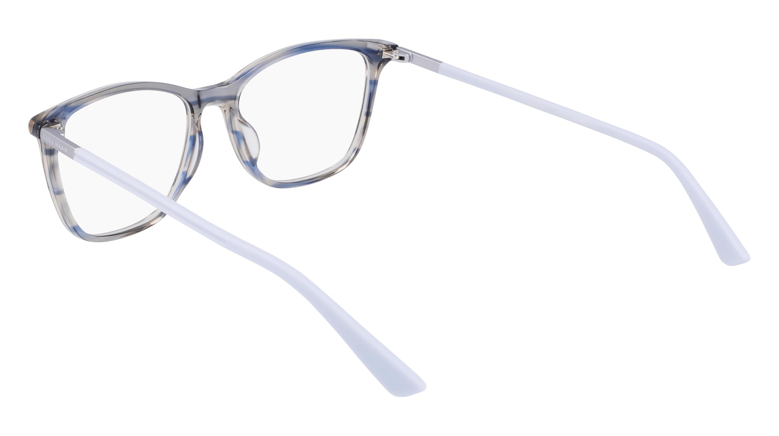 Cole Haan CH5053 Prescription Eyewear Frames, Blue Horn, 54