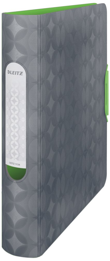 Leitz Lever Arch File, Retro Chic Range, 6 cm Width, 11340089 - A4, Dark Grey, 50mm Spine