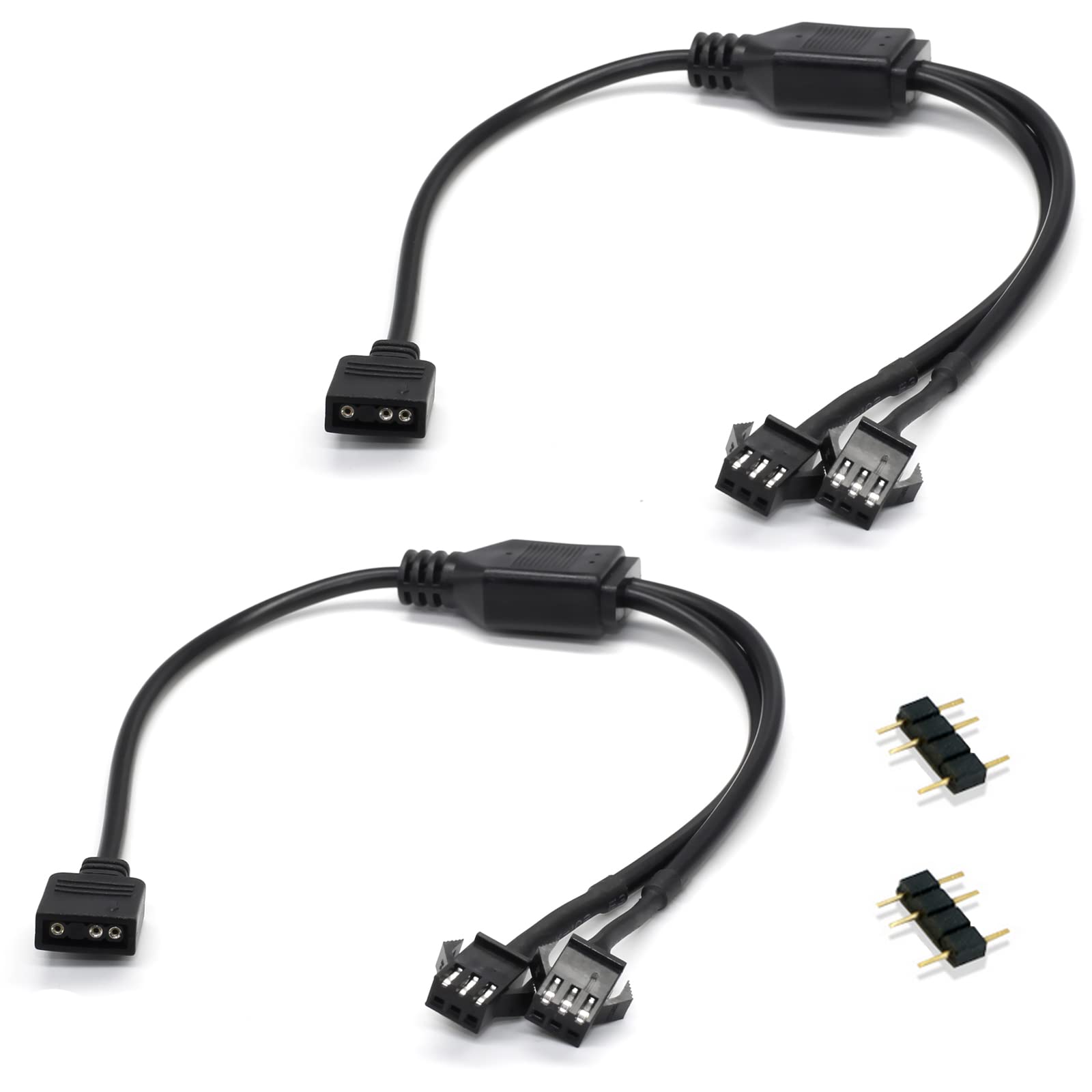 Buy ARGB Splitter Cable, 5V 3 Pin Addressable RGB Splitter Cable with SM 3 Pin Female Connector