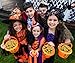 Halloween Double Chocolate Bumpkin Balls, Milk Chocolate Trick-Or-Treat Party Bag Fillers, Individually Wrapped in Multi-color Eye Design Foils, Kosher Certified (Half-Pound)