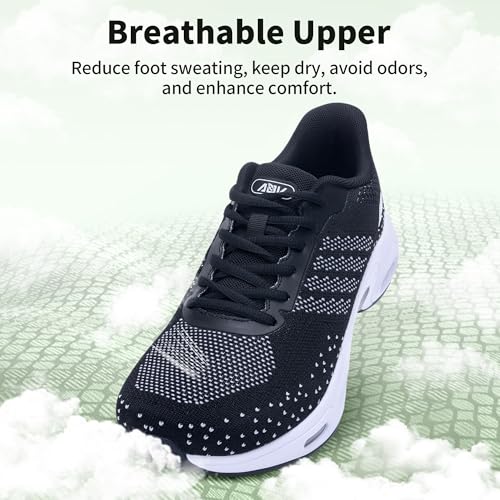 Image of AOV Women Arch Support Walking Shoes Orthotic Tennis Sneakers for Plantar Fasciitis Athletic Running Shoes