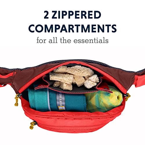 RUFFWEAR Home Trail Hip Pack, Adjustable Cross Body & Belt Bag for Dog Walking Bumbag with Zipped Pockets - Image 4