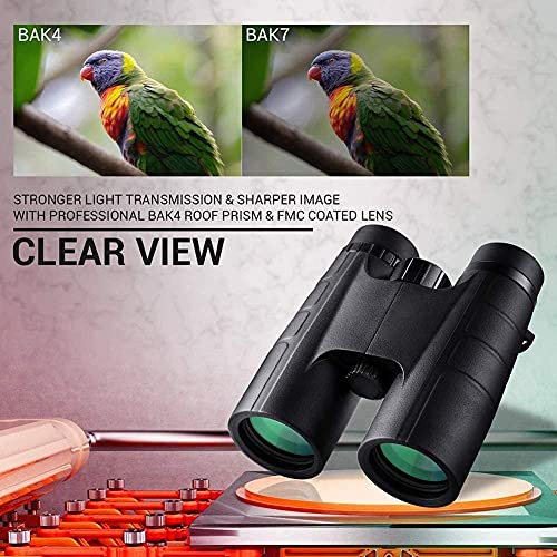 Binoculares 10x42 para adultos con lente HD miniatura 3