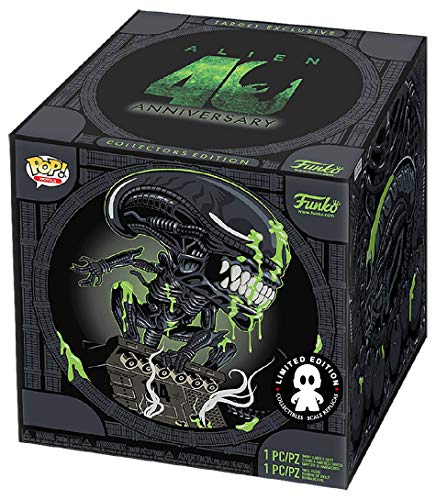 Funko Set POP & Tee Alien 40 Aniversario Xenomorph Exclusive M, Figura Coleccionable Hombres, Multicolor, M