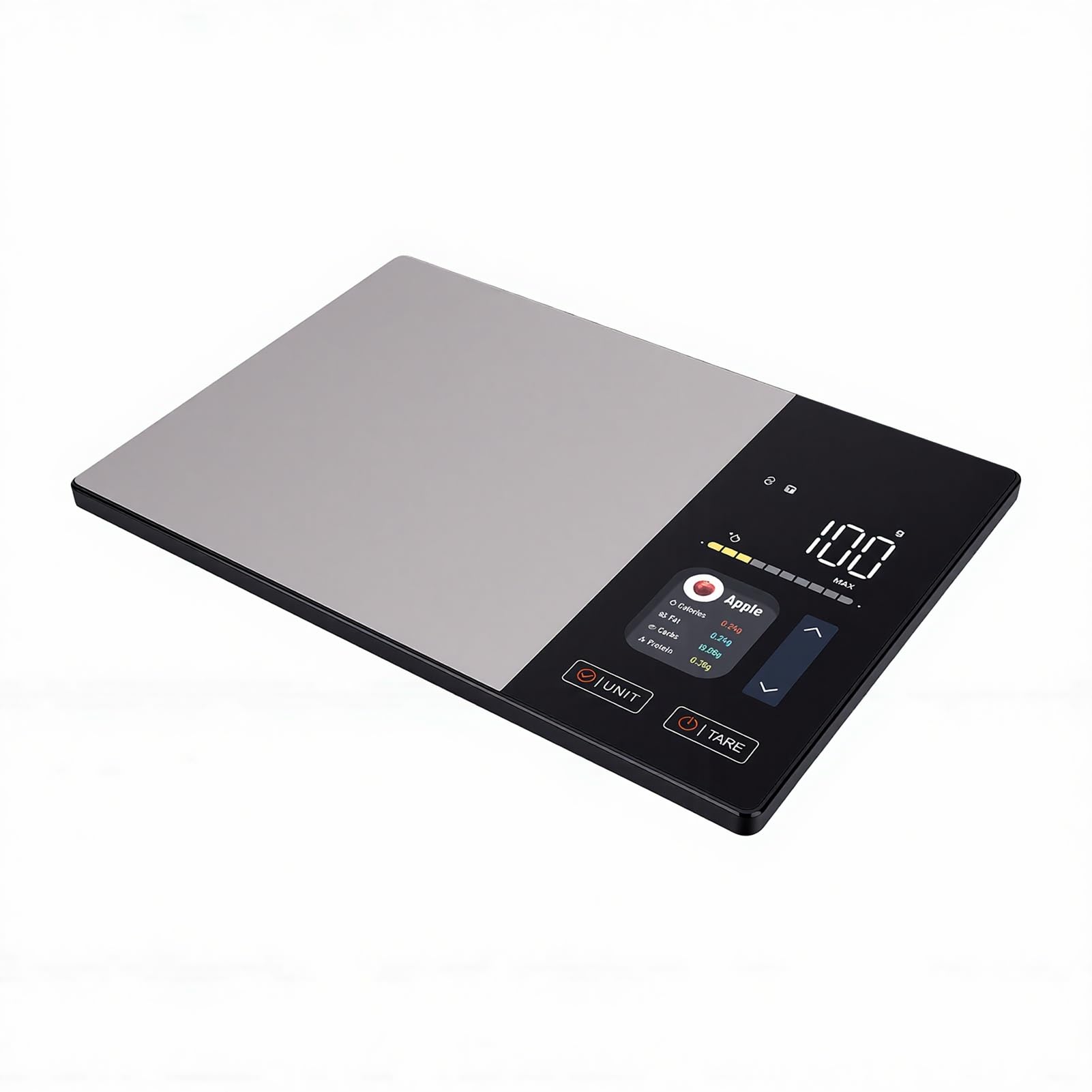Ejoyous Báscula de Cocina Digital de Alimentos, 9x6 Pulgadas Acero