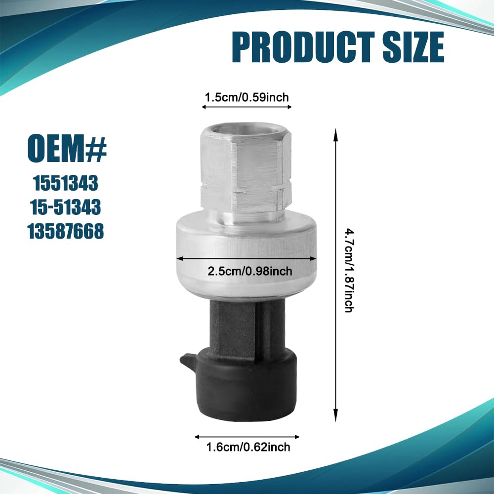 Automotive AC Sensor AC Pressure Sensor Switch - Replacement For