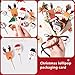 Bekecidi 50Pcs Christmas Lollipop Cards, Snowman Candy Holder Cute Lollipop Package Paper Card Christmas Party Ornaments Home Decorations