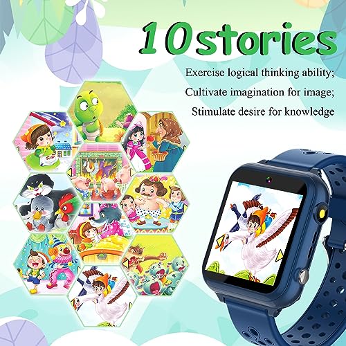 Reloj inteligente para niños que necesitan ocio educativo y llamadas azul-M1 2
