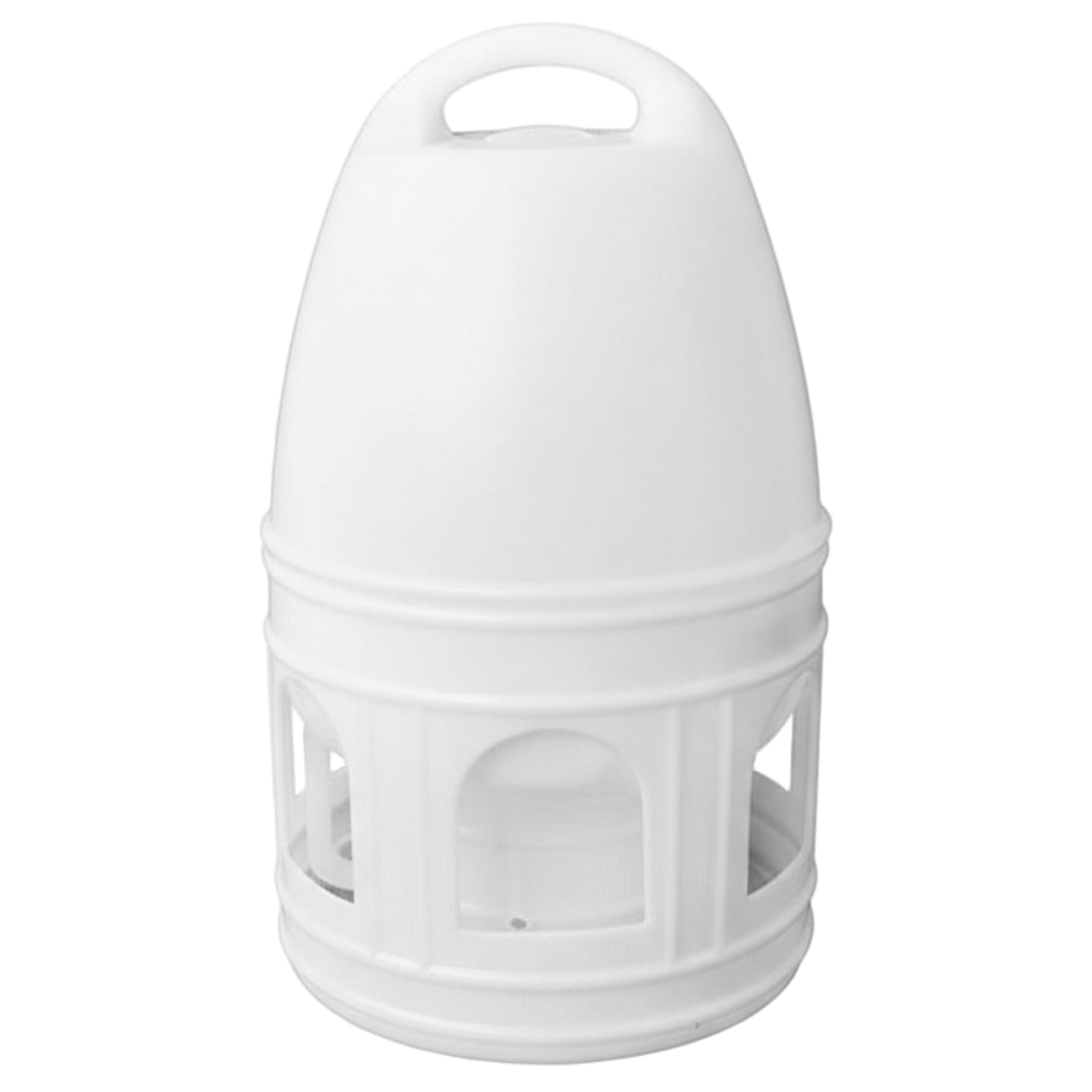 Pigeon Waterer, 5L Large Capacity Bird Water Dispenser with Handle Plastic Pigeon Feeder & Drinker for Pigeons, Quail, Ducks, Pet Birds, and Waterer