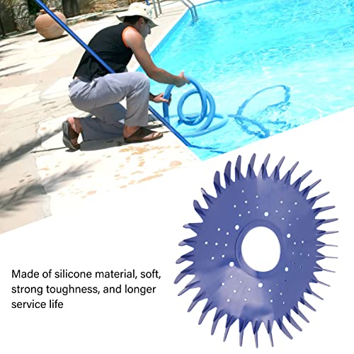 XHTLLO Silicone Pool Cleaner Finned Seatsl Disc Skirt Replacement, Easy to Install, High Cleansing Ability for Various Pool Surfaces