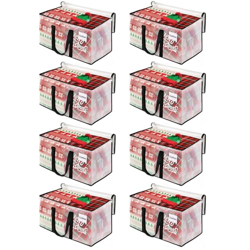BlissTotes Moving Bags, 125L 8-Pack Storage Bags, Moving Boxes
