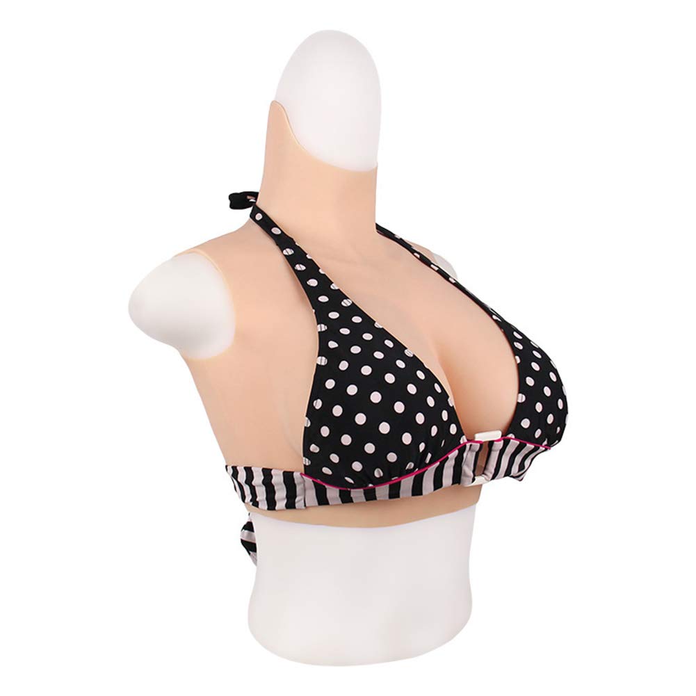 Plato de Mama de Silicona Pechos Falsos Realistas Pechos Falsos de Mama Artificial para Travesti Paciente de Mastectomía Cosplay de Mujeres Trans